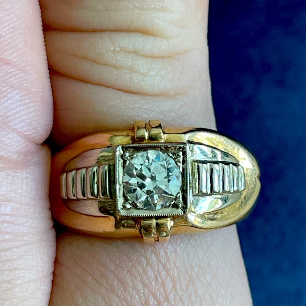 Gold and Diamond Ring